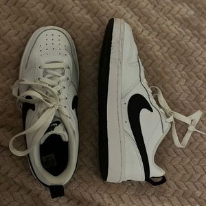 Nike air forces with black accent. Boys 3.5 or women’s 5